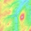 Bonchester Bridge topographic map, elevation, terrain