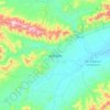 Juticalpa topographic map, elevation, terrain