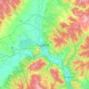 Tchita topographic map, elevation, terrain