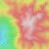 Mount Bigugu topographic map, elevation, terrain