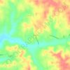 Forkton topographic map, elevation, terrain