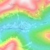 Grov topographic map, elevation, terrain