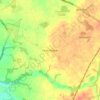 Over Peover topographic map, elevation, terrain