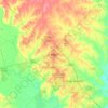 Bryan topographic map, elevation, terrain