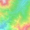 Foce di Vizzavona topographic map, elevation, terrain