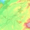 Valparai topographic map, elevation, terrain