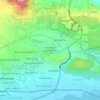Perumahan Griya Mustika Jati topographic map, elevation, terrain