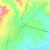 Nyakanazi topographic map, elevation, terrain