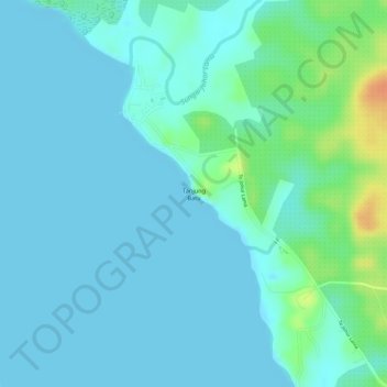 Tanjung Batu topographic map, elevation, terrain