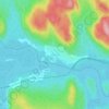 Wemotaci topographic map, elevation, terrain