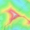 Aiguille de Scolette topographic map, elevation, terrain