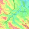 Escalerillas topographic map, elevation, terrain