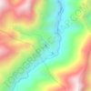 La Poderosa topographic map, elevation, terrain