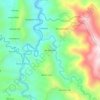 Mont Pelier topographic map, elevation, terrain