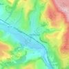 Hathersage topographic map, elevation, terrain