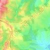 Frontier Trail topographic map, elevation, terrain