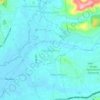 Madakkathara topographic map, elevation, terrain