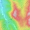 Bukit Hulu Kalung topographic map, elevation, terrain