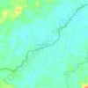 Jambuk Makmur topographic map, elevation, terrain