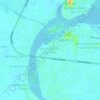 Kampung Paloh Hj Daud topographic map, elevation, terrain