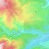 Llugols topographic map, elevation, terrain