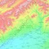 Karasu topographic map, elevation, terrain