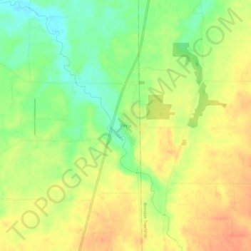 Peru topographic map, elevation, terrain