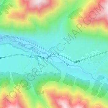 乔尔玛 topographic map, elevation, terrain