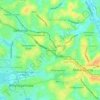 Nawinna topographic map, elevation, terrain