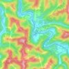 Carbide topographic map, elevation, terrain