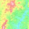 Badw topographic map, elevation, terrain