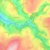 Kirkfieldbank topographic map, elevation, terrain