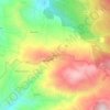 Borselli topographic map, elevation, terrain