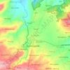 Kebonan topographic map, elevation, terrain