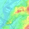 Plains topographic map, elevation, terrain