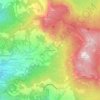 Rocca d'Aveto topographic map, elevation, terrain