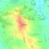 Chełmce topographic map, elevation, terrain