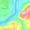 Wapwallopen topographic map, elevation, terrain