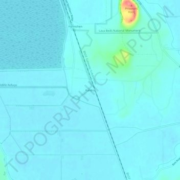 Kandra topographic map, elevation, terrain