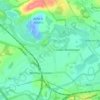 Methley topographic map, elevation, terrain