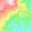 Touayteh topographic map, elevation, terrain