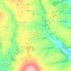 Lower Maes-coed topographic map, elevation, terrain
