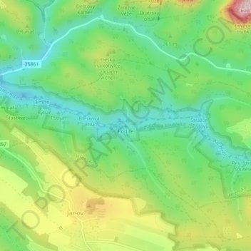 Eltern topographic map, elevation, terrain