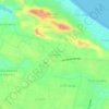 Barrinha topographic map, elevation, terrain