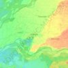 Meghauli topographic map, elevation, terrain