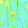 Thalore topographic map, elevation, terrain