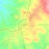 Chivhu topographic map, elevation, terrain