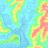 Woodlawn topographic map, elevation, terrain