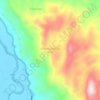 Simangumban Julu topographic map, elevation, terrain
