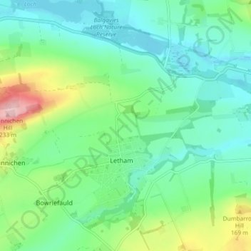 Whitefield topographic map, elevation, terrain